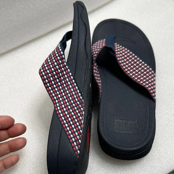 Fit flop blue and Red Flip-Flops size 8 - Picture 6 of 8